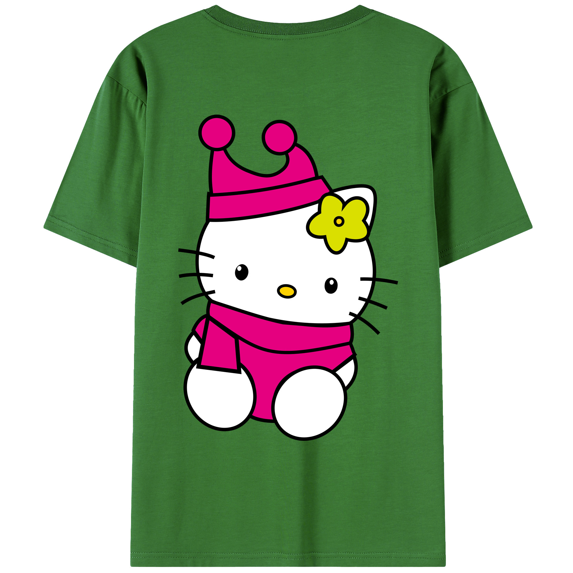 （画像用） Hello Kitty ハローキティ レディース半袖Tシャツ(バックプリント)